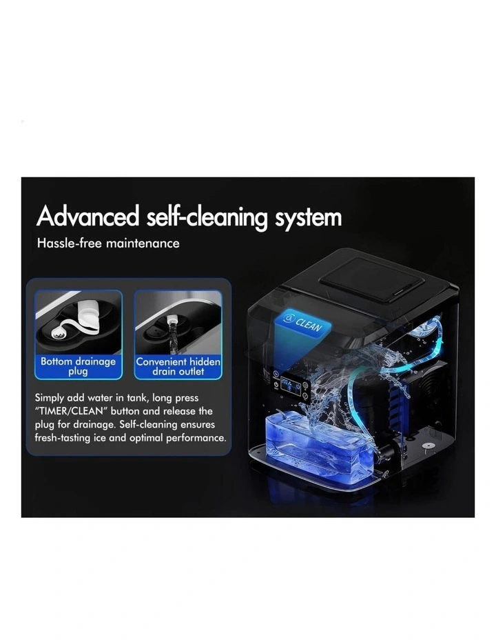 Commercial Ice Maker Machine 3.7L in Silver image 4