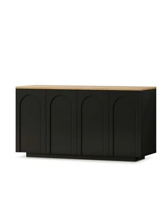 Buffet Sideboard Storage Cabinet in Black