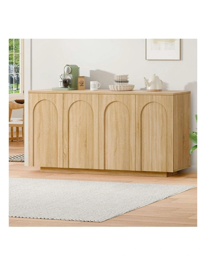 Buffet Sideboard Storage Cabinet in Wood image 2