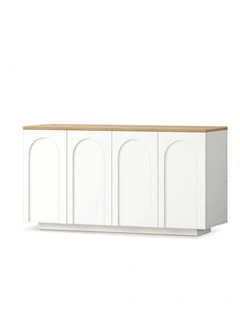 Buffet Sideboard Storage Cabinet in White
