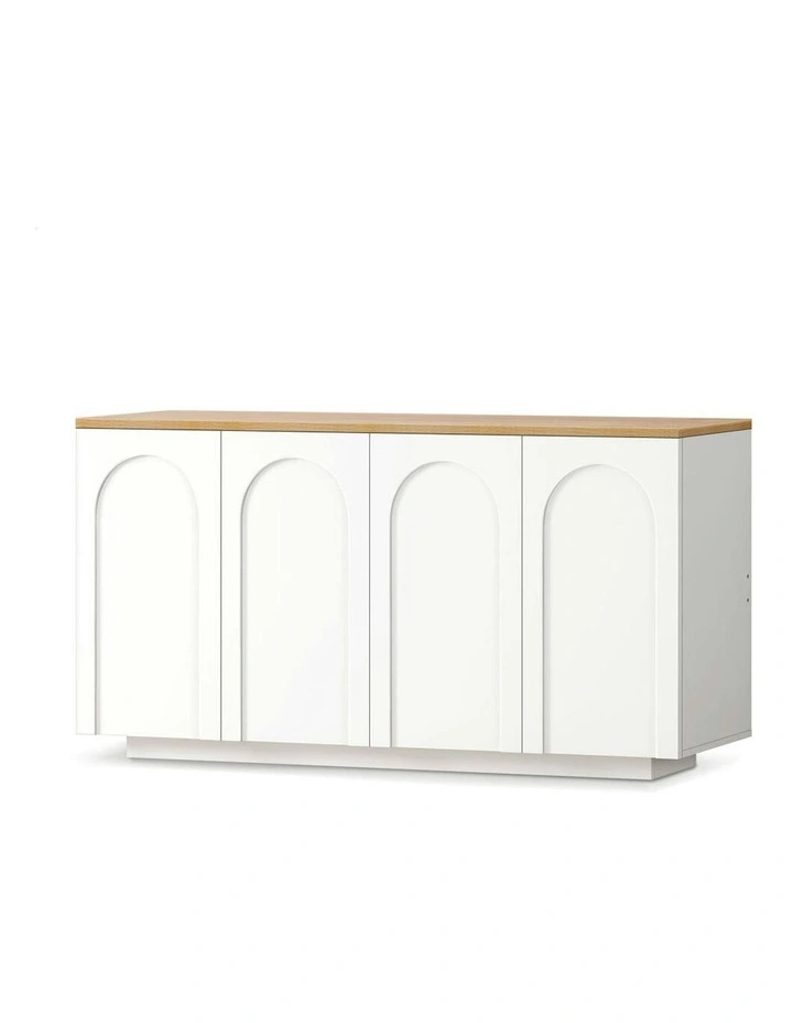 Buffet Sideboard Storage Cabinet in White image 1