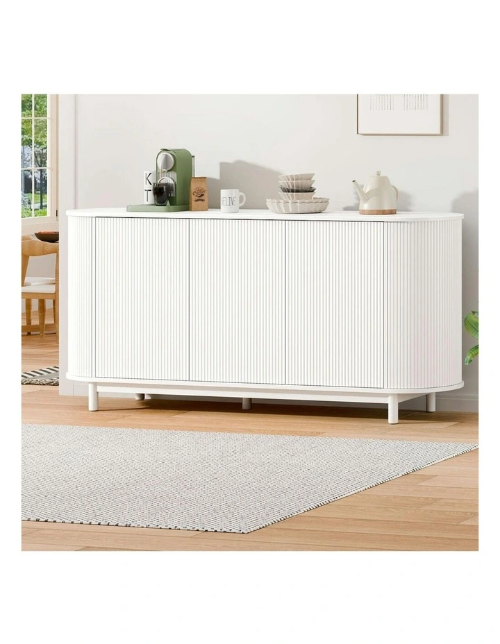 Buffet Hallway Table Sideboard Cabinet in White image 2