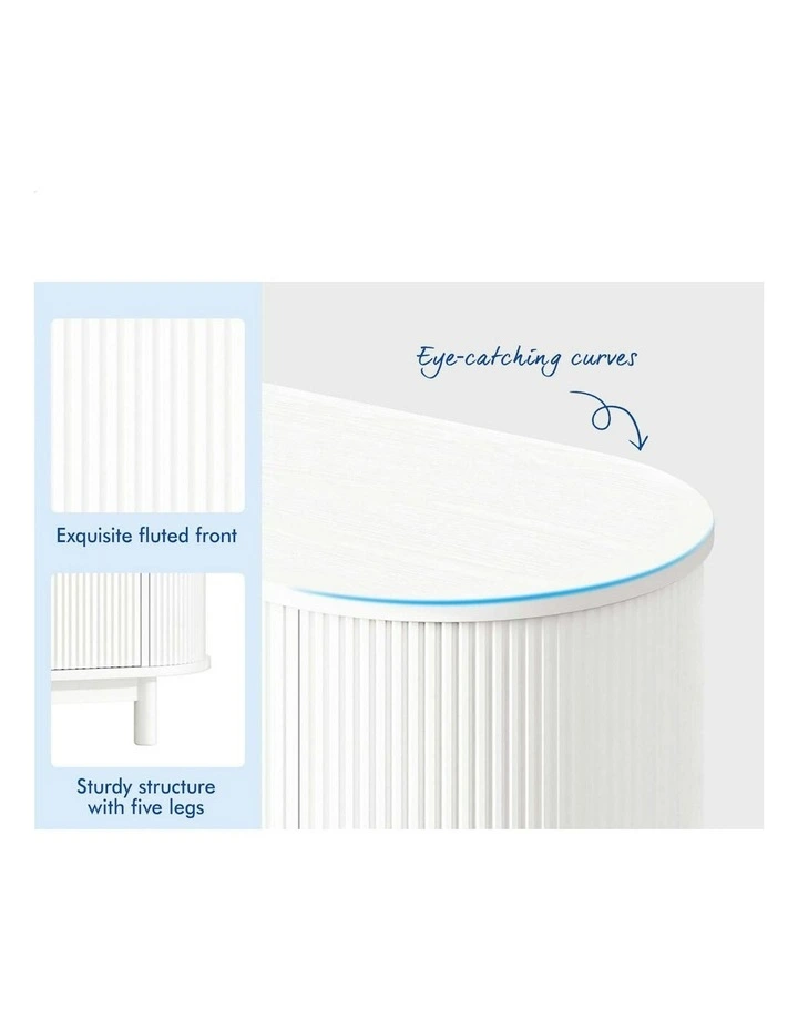 Buffet Hallway Table Sideboard Cabinet in White image 5