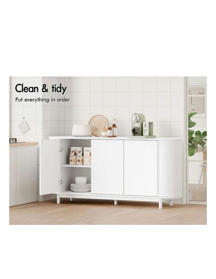 Buffet Hallway Table Sideboard Cabinet in White image 7