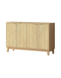 Buffet Hallway Table Sideboard Storage Cabinet in Beige