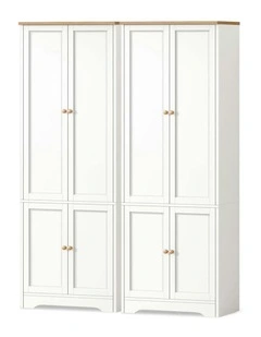Buffet Hallway Sideboard Storage Cabinet 184cm in White