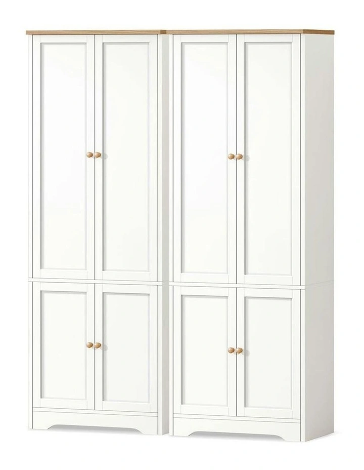 Buffet Hallway Sideboard Storage Cabinet 184cm in White image 1
