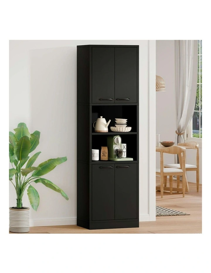 Buffet Sideboard Storage Cabinet 190cm in Black image 2