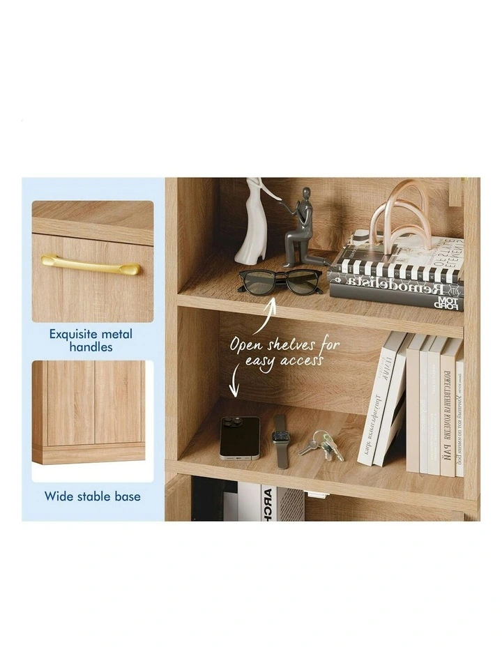 Buffet Sideboard Storage Cabinet 190cm in Wood image 5