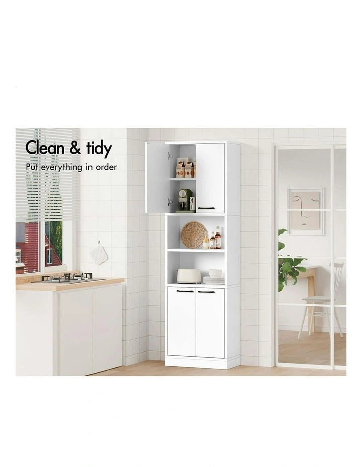 Buffet Sideboard Storage Cabinet 190cm in White image 3