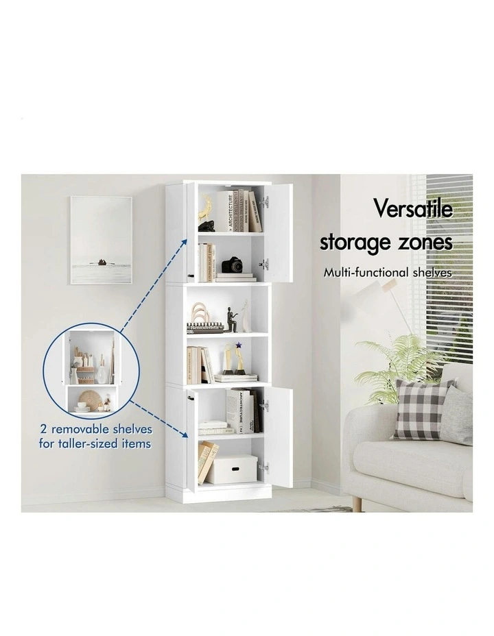 Buffet Sideboard Storage Cabinet 190cm in White image 4