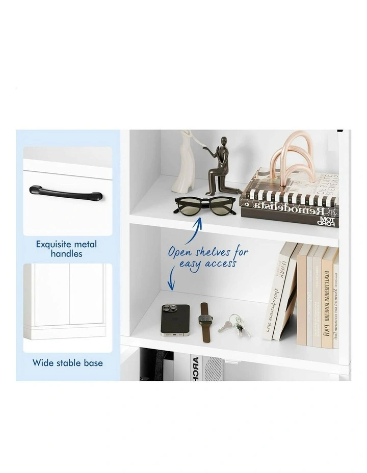 Buffet Sideboard Storage Cabinet 190cm in White image 6