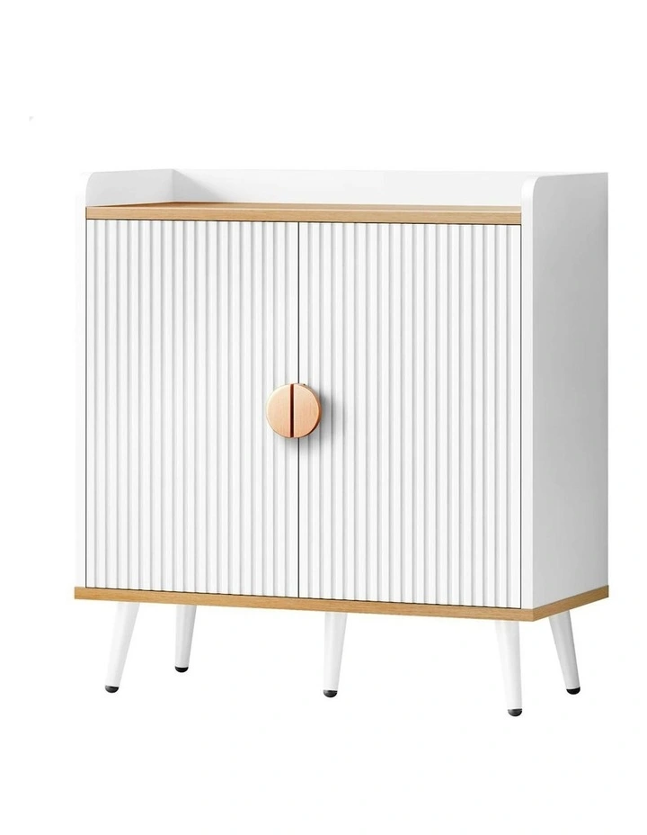 Buffet Hallway Wooden Doors Sideboard Cabinet Storage in White image 1