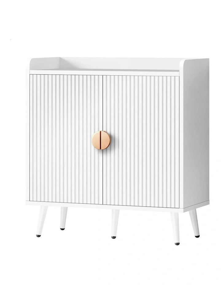 Buffet Hallway Doors Sideboard Cabinet Storage in White image 1