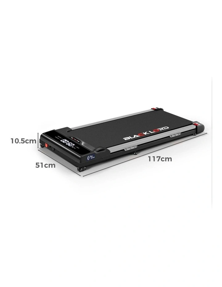 Treadmill Electric Walking Pad Home Gym Incline Brushless Motor in Black image 2