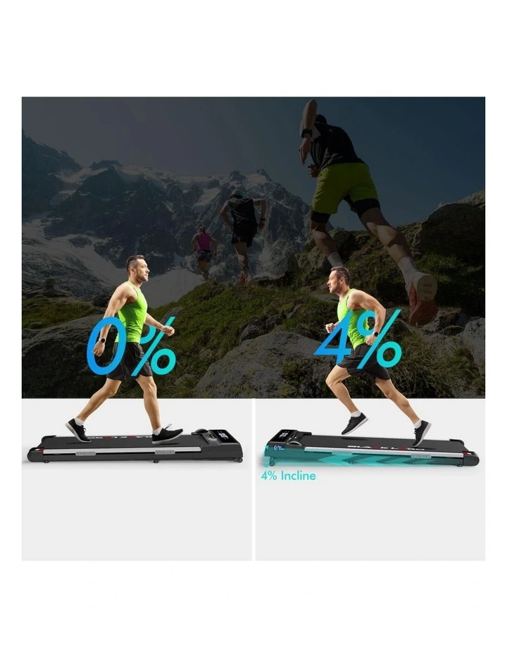 Treadmill Electric Walking Pad Home Gym Incline Brushless Motor in Black image 6
