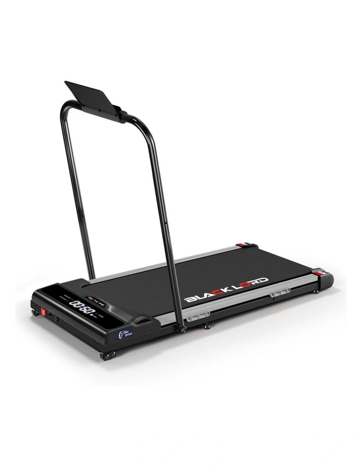 Incline Brushless Motor Foldable Treadmill Electric Walking Pad in Black image 1