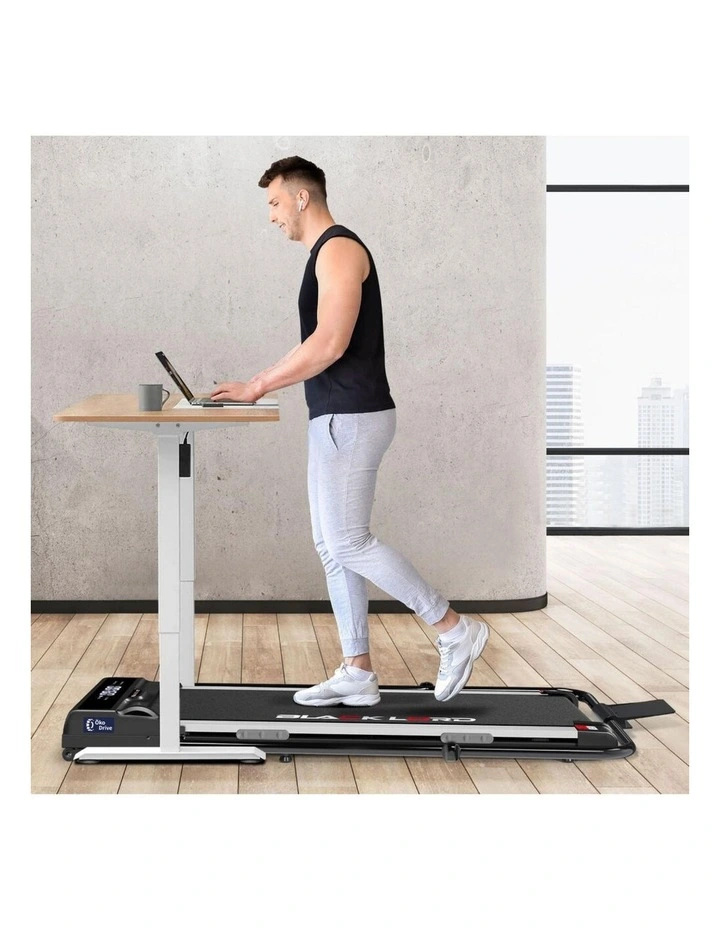 Incline Brushless Motor Foldable Treadmill Electric Walking Pad in Black image 3