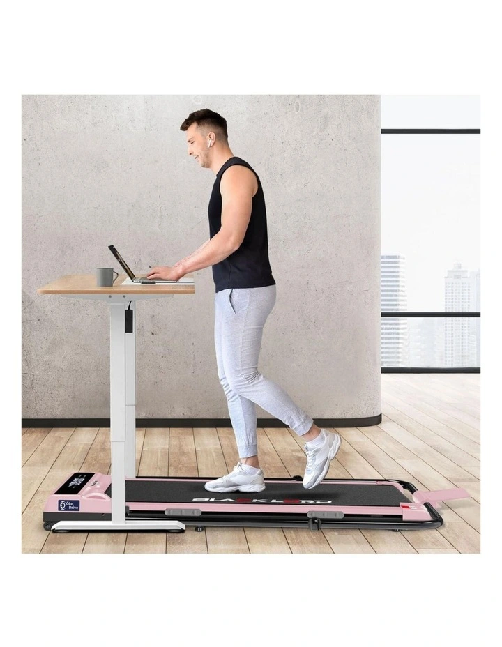 Treadmill Electric Walking Pad Incline Brushless Motor Foldable Pink image 5