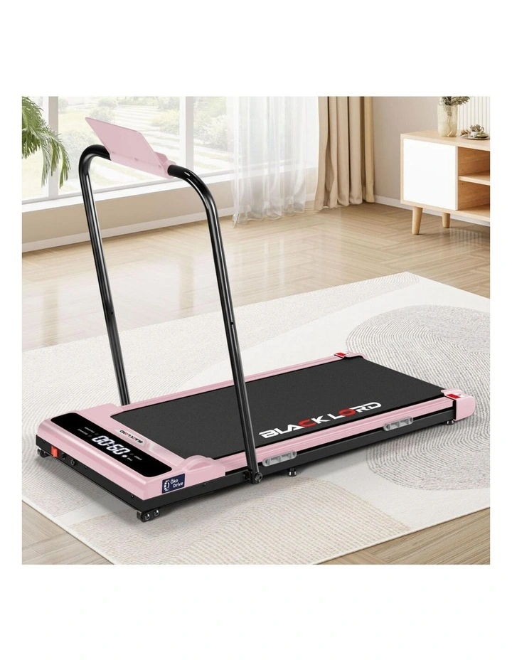 Treadmill Electric Walking Pad Incline Brushless Motor Foldable Pink image 6