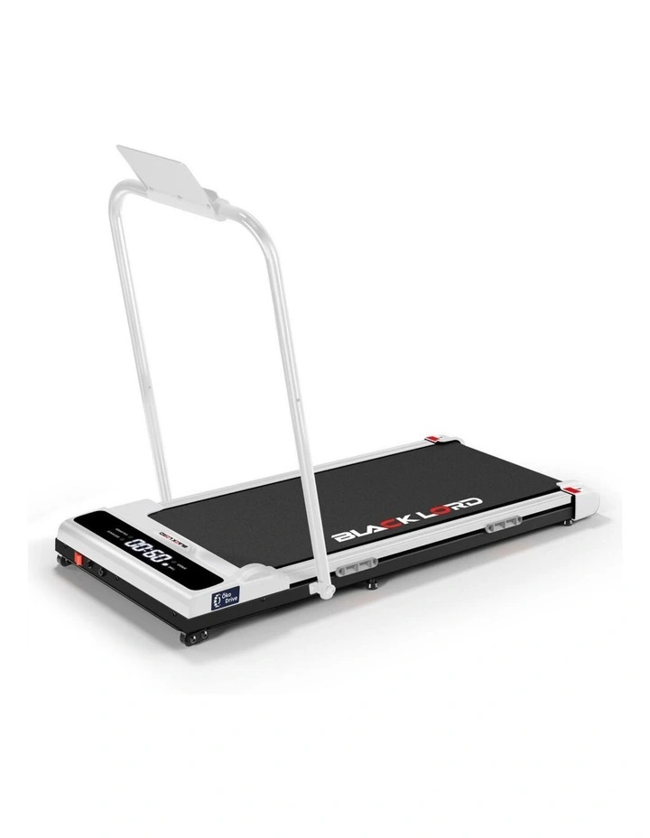 Incline Brushless Motor Foldable Treadmill Electric Walking Pad in White image 1