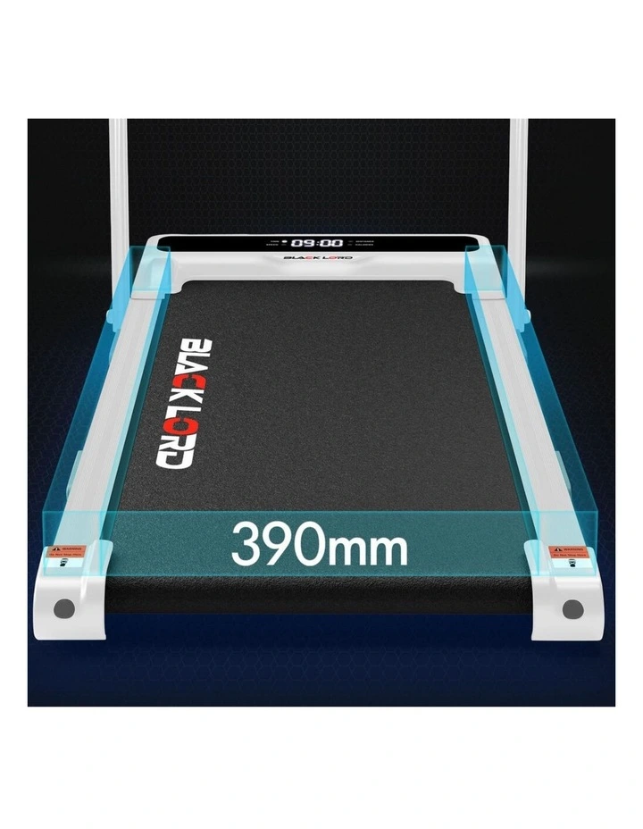 Incline Brushless Motor Foldable Treadmill Electric Walking Pad in White image 3