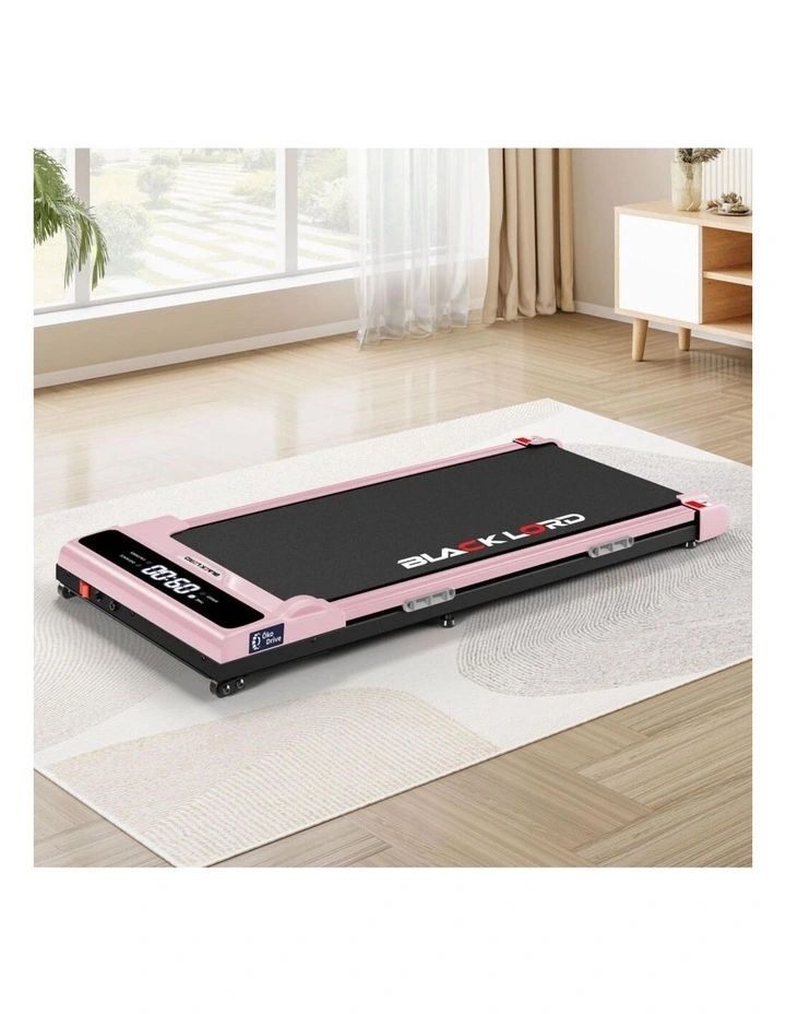 Home Gym Incline Brushless Motor Treadmill Electric Walking Pad in Pink image 3