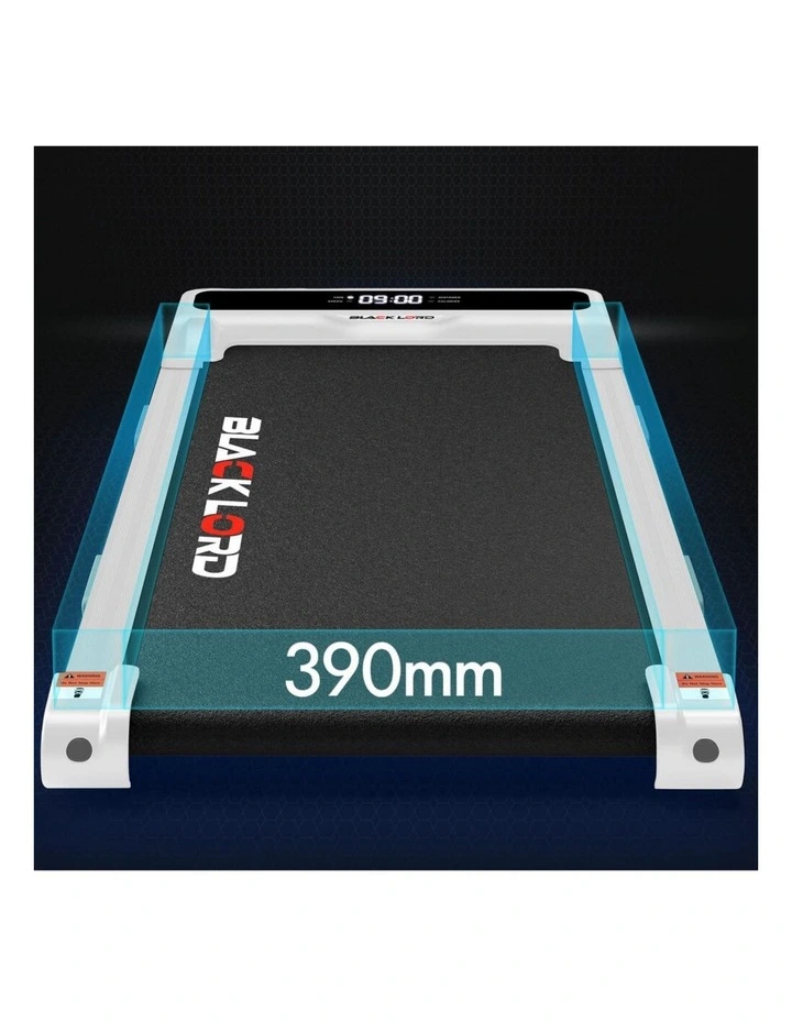 Incline Electric Walking Pad Treadmill in White image 2