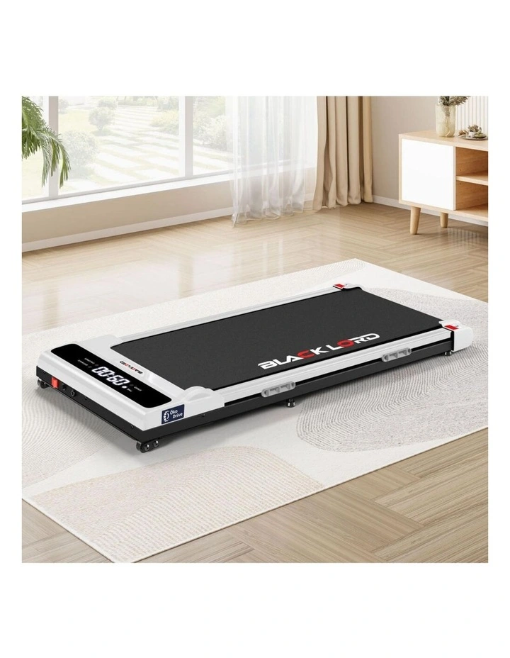 Incline Electric Walking Pad Treadmill in White image 5