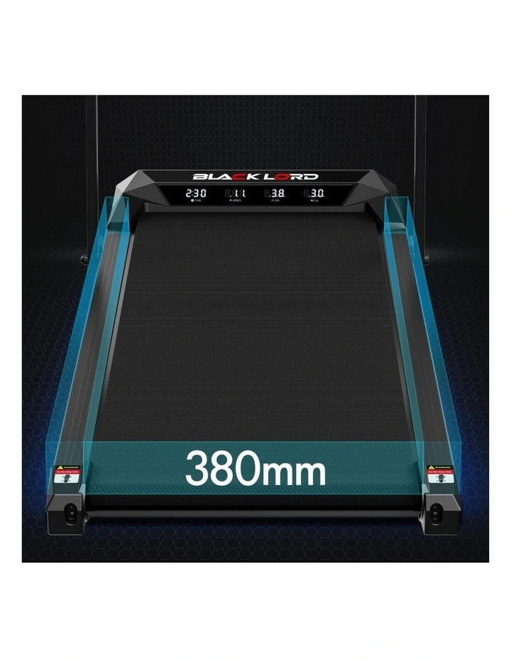 Foldable Treadmill Electric Walking Pad in Black image 4