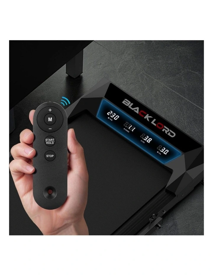 Foldable Treadmill Electric Walking Pad in Black image 7