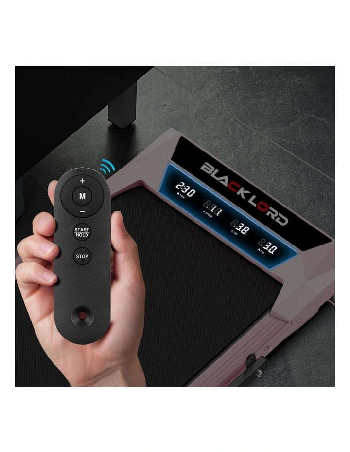 Foldable Treadmill Electric Walking Pad in Pink image 4