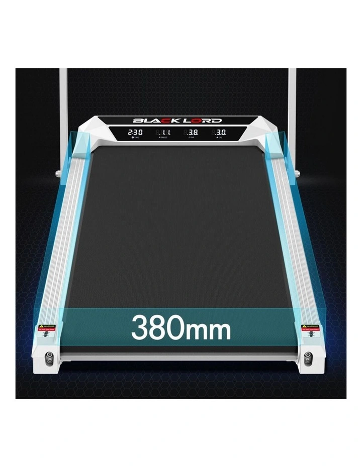Foldable Treadmill Electric Walking Pad in White image 2