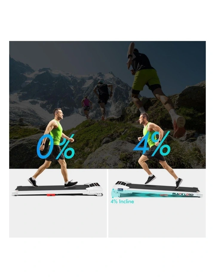 Treadmill Electric Walking Pad in White image 2