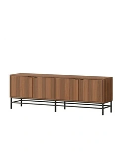 Entertainment Unit TV Cabinet 180cm in Walnut