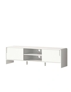 Entertainment Unit Sliding Doors TV Cabinet 150cm in White