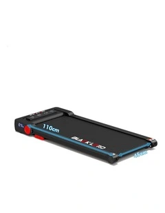 Under Desk Electric Walking Pad Treadmill 450mm Belt in Black