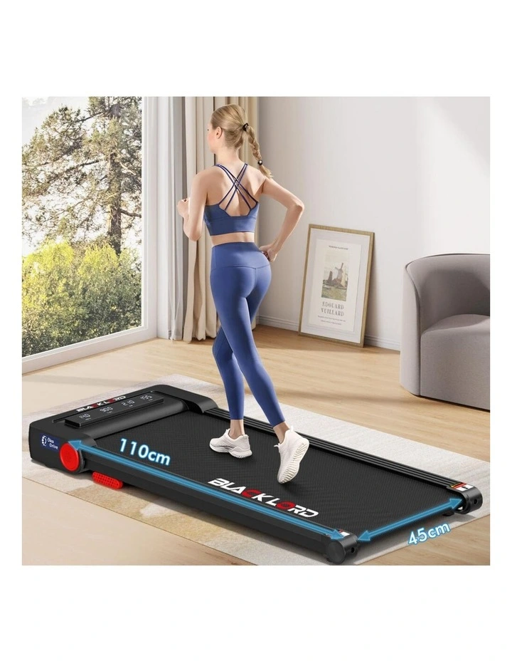 Under Desk Electric Walking Pad Treadmill 450mm Belt in Black image 3