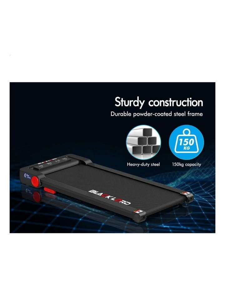 Under Desk Electric Walking Pad Treadmill 450mm Belt in Black image 4