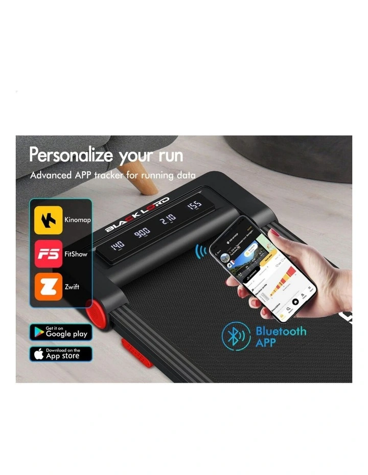 Under Desk Electric Walking Pad Treadmill 450mm Belt in Black image 5
