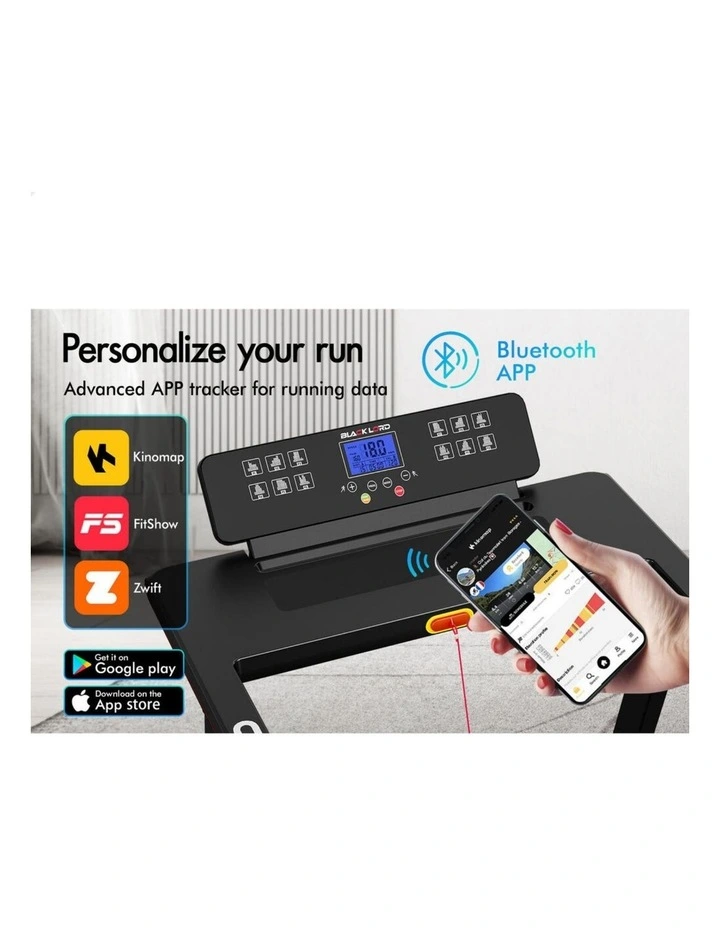 Foldable Electric Walking Pad Treadmill 450mm in Black image 6