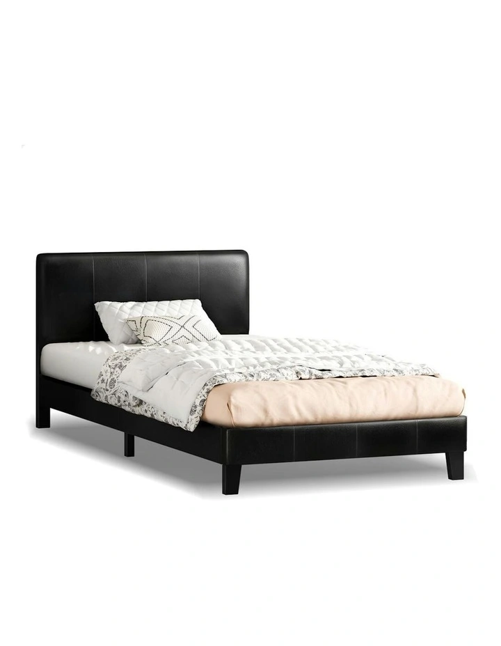 Single Size Bed Frame in Black image 1