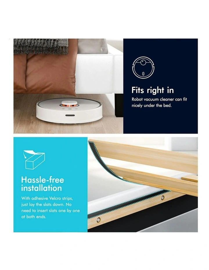 Single Size Bed Frame in White image 4