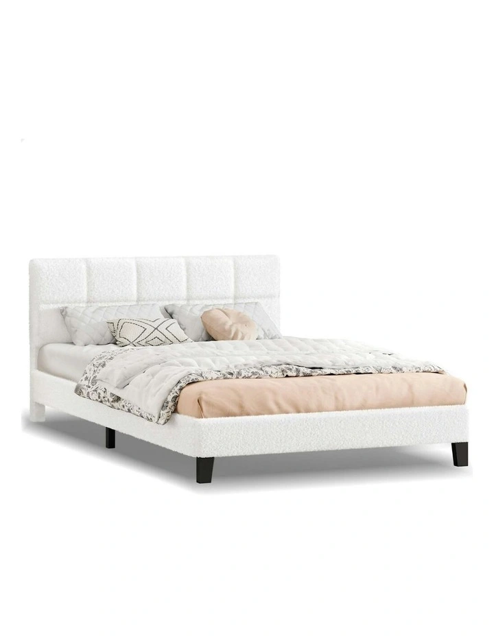 Double Size Bed Frame in White image 1
