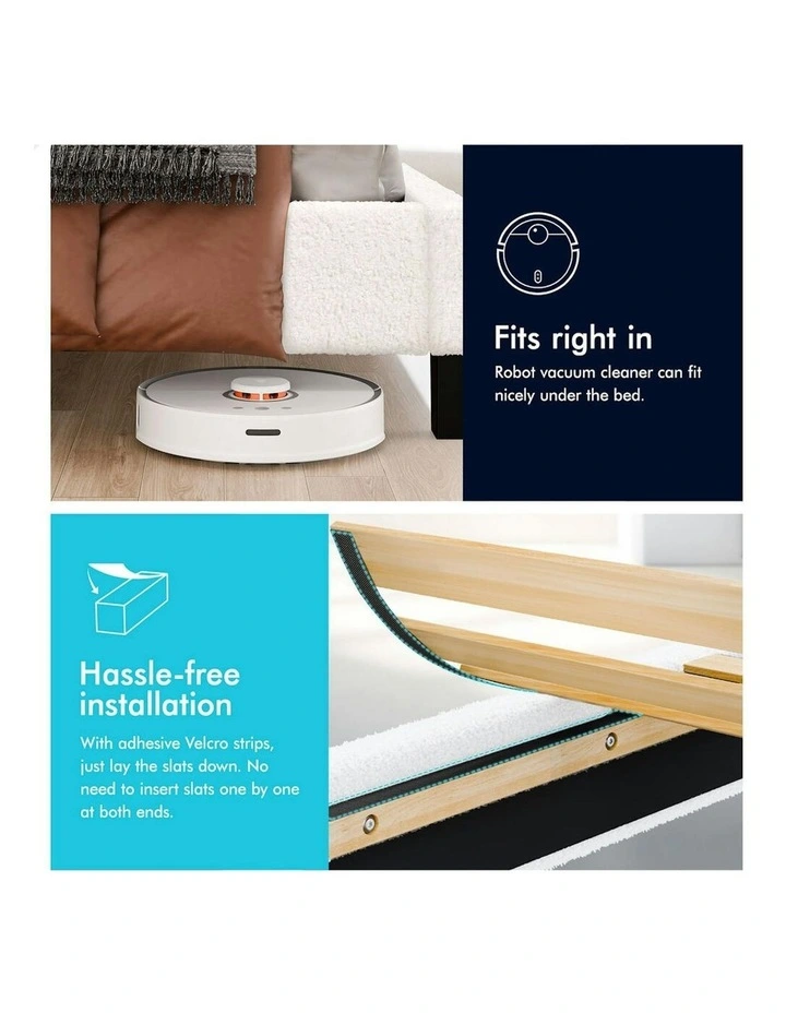 Double Size Bed Frame in White image 4