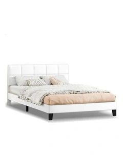 Double Size Bed Frame in White