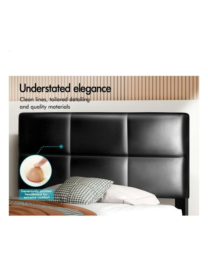 Single Size Bed Frame in Black image 3