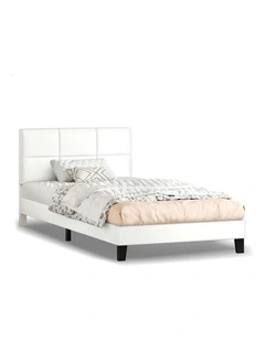 Single Size Bed Frame in White