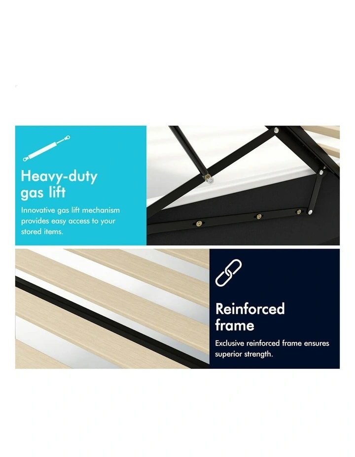 Single Size Bed Frame in White image 7