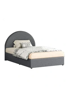 Single Size Bed Frame in Grey